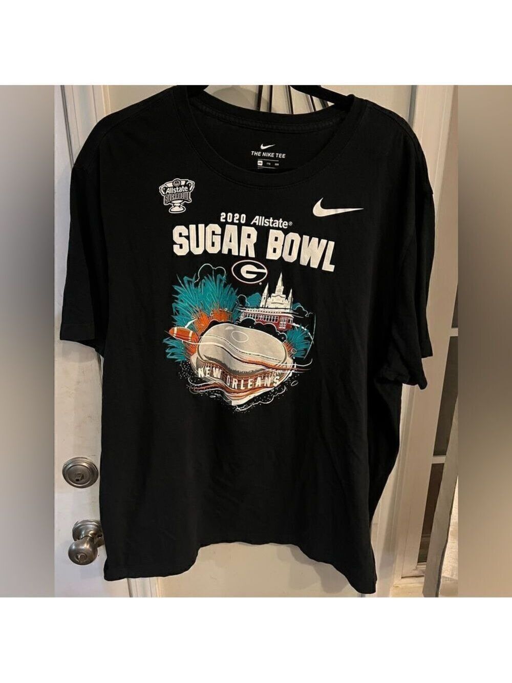 Nike Black Georgia Bulldogs 2020 Sugar Bowl Bound Illustration T-Shirt
